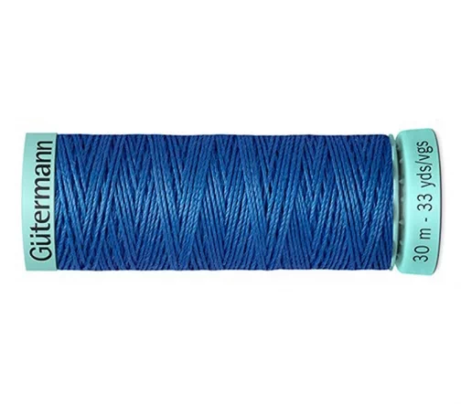 Нить Silk R 753 для фасонных швов, 30м, 100% шелк, цвет 311 пыльно-синий, Gutermann 723878