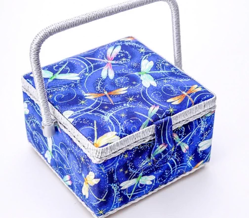 Шкатулка "Стрекозы", 20,5 x 20,5 x 13,5 см, 4194(Б)-RT-27