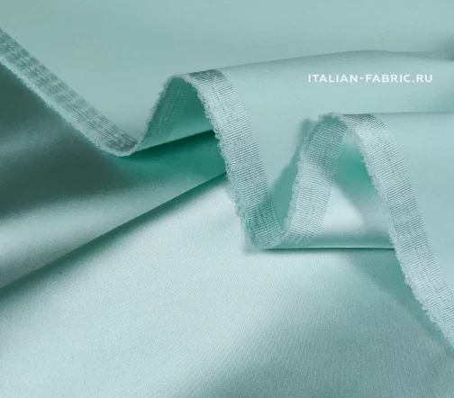 Атлас стрейч, цвет мятный, 1102103
