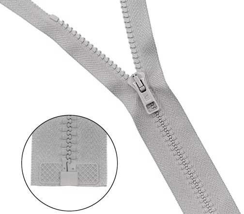 Молния ARTA "трактор" разъем. (1 зам.,Т6) -50см (2076) (079 светло-серый), 193-50-079
