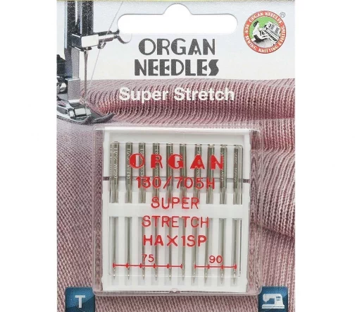 Иглы супер стрейч № 75-90 (10шт), блистер, ORGAN, 508024