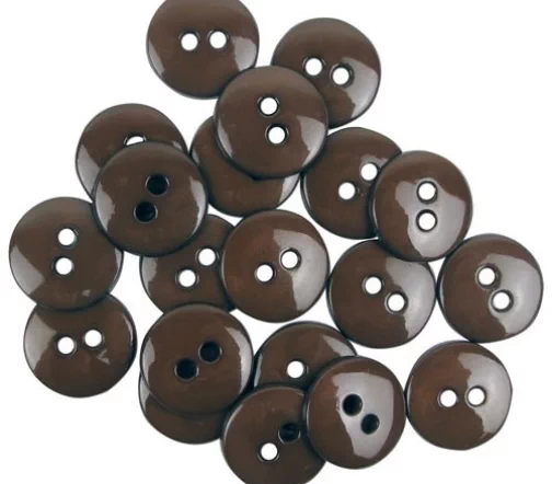 Пуговицы "Colors by Favorite Findings", 16 мм, 20 шт., цвет коричневый, 570000023