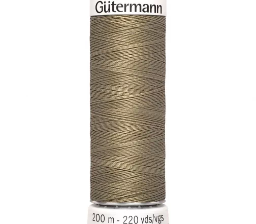 Нить Sew All для всех материалов, 200м, 100% п/э, цвет 208 пастельно-ореховый, Gutermann 748277