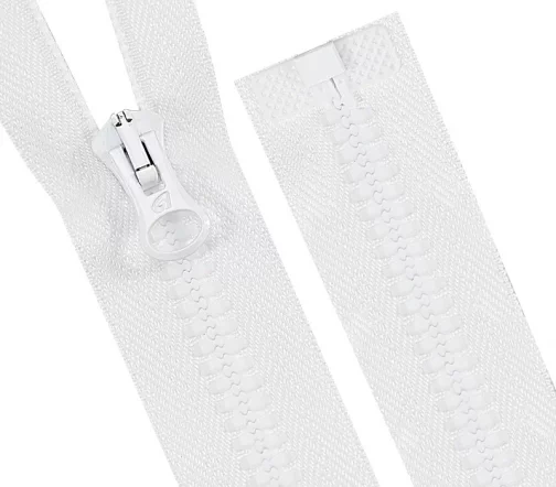 Молния ARTA "трактор" разъем. (1 зам.,Т6) -45см (2076) (001 белый), 193-45-001p