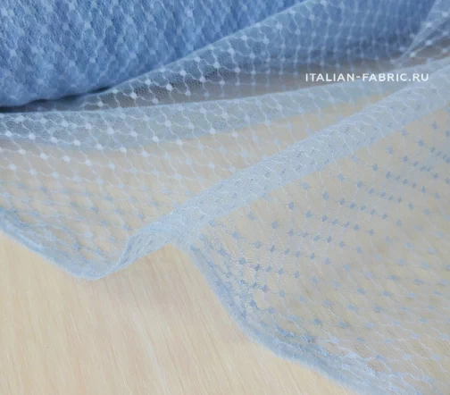 Сетка "Ромбик", цвет голубой, 01118-3