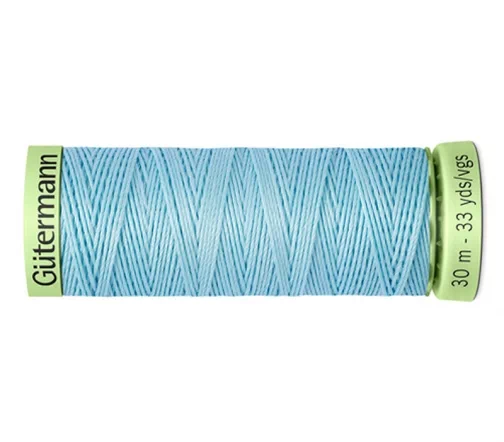 Нить Top Stitch для отстрочки, 30м, 100% п/э, цвет 195 голубой лед, Gutermann 744506