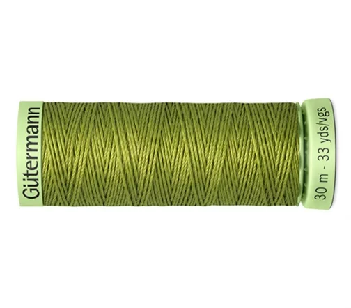 Нить Top Stitch для отстрочки, 30м, 100% п/э, цвет 582 зеленая горчица, Gutermann 744506