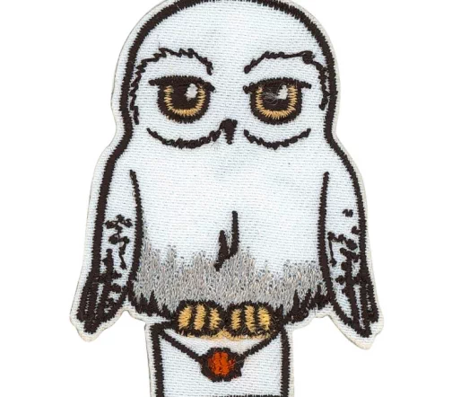 Термоаппликация "Сова Гарри Поттера Хэдвиг", 6,1 x 4,5 см, арт. 37700