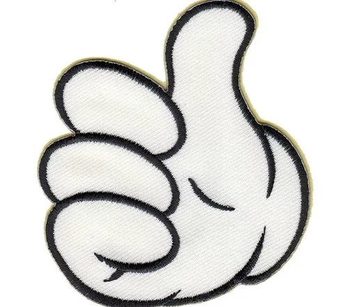 Термоаппликация Marbet "Палец вверх", 7 х 6,5см, 569924.C