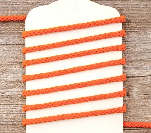 Шнур хлопковый PEGA, цвет оранжевый, 5 мм