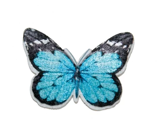 Термоаппликация HKM "Бабочка голубая", 7,0 х 4,8 см