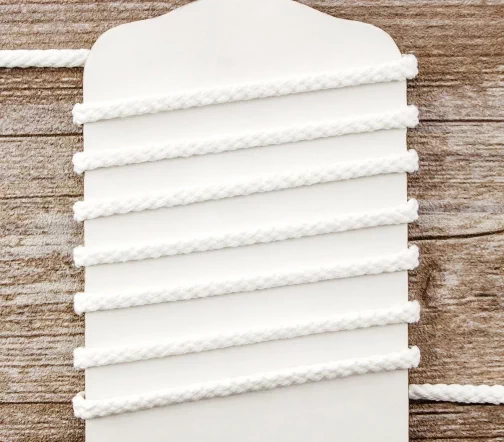 Шнур хлопковый PEGA, цвет белый, 5 мм