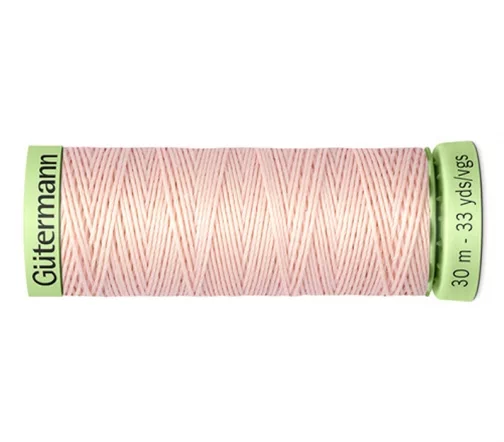 Нить Top Stitch для отстрочки, 30м, 100% п/э, цвет 658 розовая карамель, Gutermann 744506