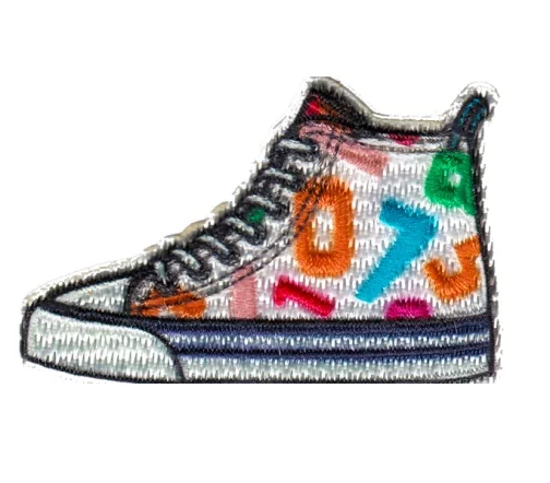 Термоаппликация Marbet "Кед с цифрами", 5,0 х 3,4 см, 565674.A