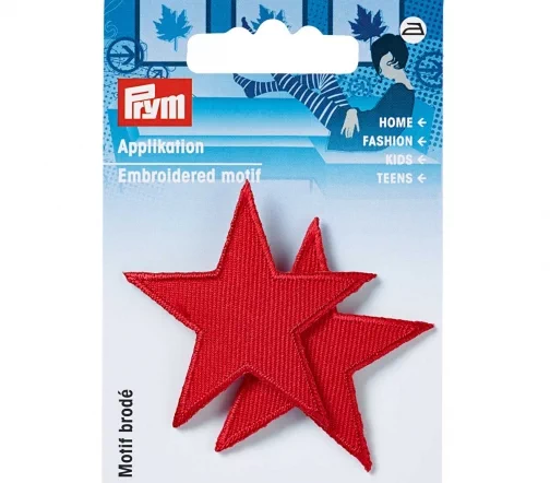923152 Термоаппликация "Звезды" 4,7 см, красный цв., 2шт., Prym