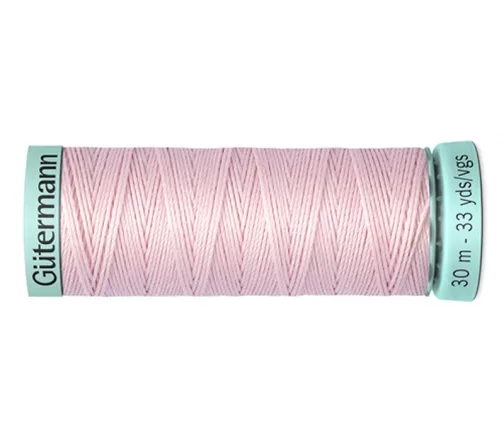 Нить Silk R 753 для фасонных швов, 30м, 100% шелк, цвет 659 св.персиково-розовый, Gutermann 723878
