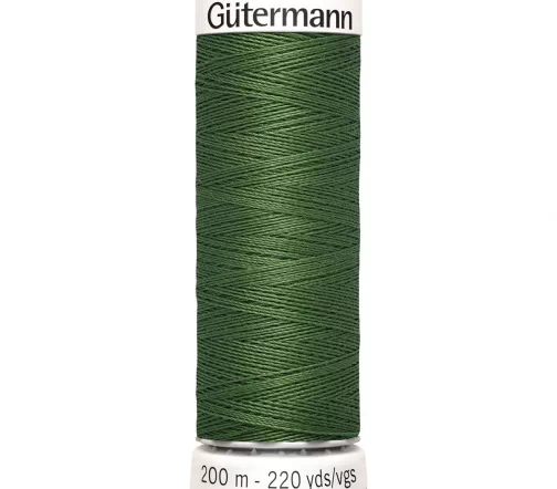 Нить Sew All для всех материалов, 200м, 100% п/э, цвет 920 защитный хаки, Gutermann 748277