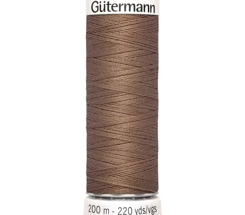 Нить Sew All для всех материалов, 200м, 100% п/э, цвет 454 светлое какао, Gutermann 748277
