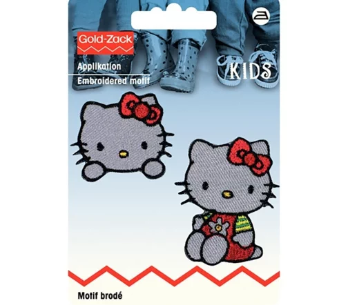 925237 Термоаппликация "Кошка/голова кошки" 3,8х4,5см/3,8х3,2см, 2шт., Prym