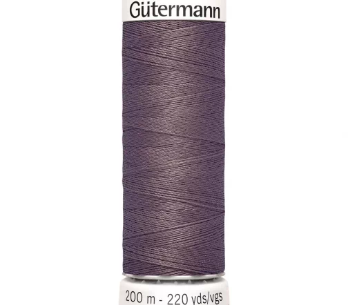 Нить Sew All для всех материалов, 200м, 100% п/э, цвет 127 т.серо-сиреневый, Gutermann 748277
