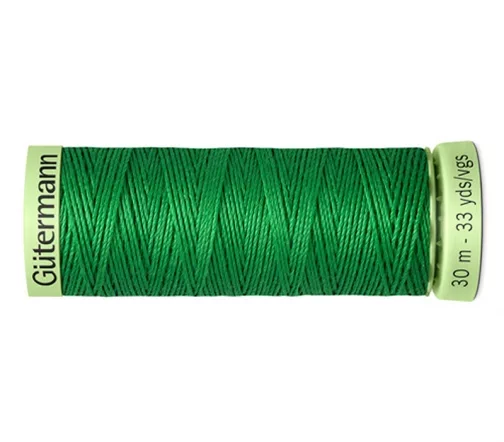 Нить Top Stitch для отстрочки, 30м, 100% п/э, цвет 396 ярко-зеленый, Gutermann 744506