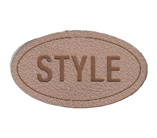 Термоаппликация Marbet "STYLE", бежевый, 3,5 х 1,9 см, 565439.006