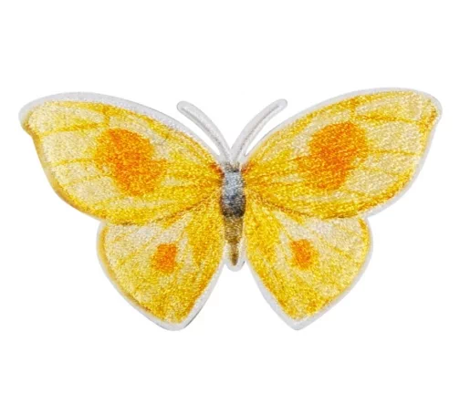 Термоаппликация HKM "Бабочка желтая", 7,2 х 4 см