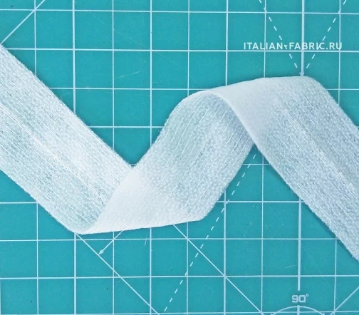 Лента клеевая для подгиба низа, по прямой, 30мм, цвет белый, EE 3035 ET30