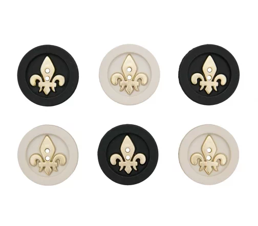 Декоративные пуговицы Dress It Up "Шить весело", 6 шт., 5968