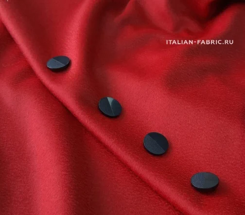 Кашемир пальтовый, цвет красный, 00765