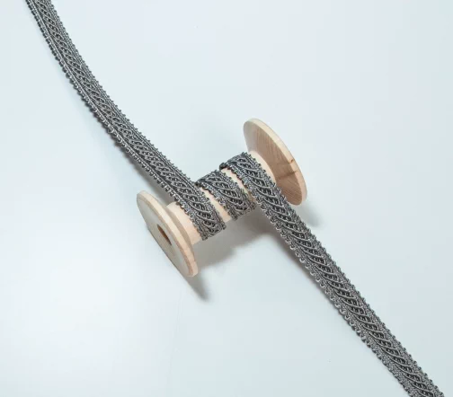 Тесьма PEGA интерьерная, 10 мм, цвет серый