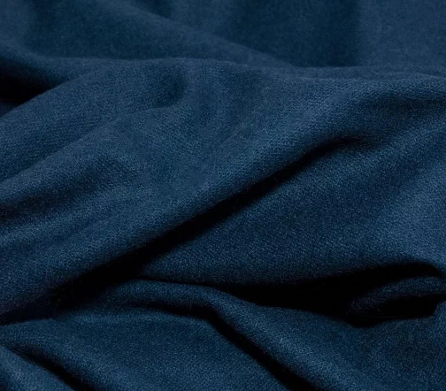 Шерсть костюмная с альпакой, цвет темно-синий, 61244