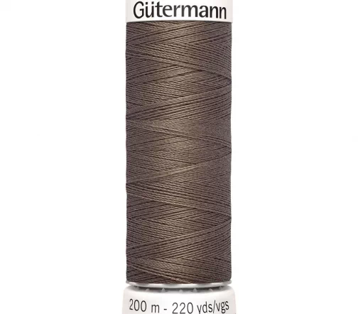 Нить Sew All для всех материалов, 200м, 100% п/э, цвет 439 палево-коричневый, Gutermann 748277