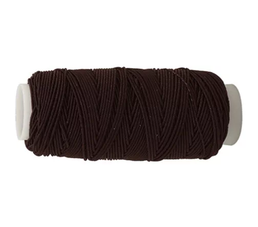 Нить эластичная Astra, 25 м, цвет темно-коричневый, 425029-11