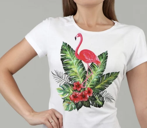 Термотрансфер "Фламинго", 22,2х19см, 3715840