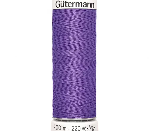 Нить Sew All для всех материалов, 200м, 100% п/э, цвет 391 сиреневый, Gutermann 748277