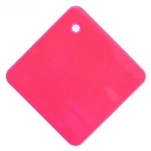 486050 Световозвращатель "Ромб" 7,5х7,5 см, цвет розовый