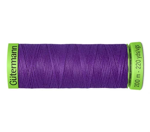 Нить Extra Fine 150 для особо деликатных тканей, 200м, 100% п/э, цв.392 фиол.джинс, Gutermann 744581