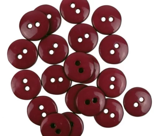 Пуговицы "Colors by Favorite Findings", 16 мм, 20 шт., цвет бордовый, 570000003