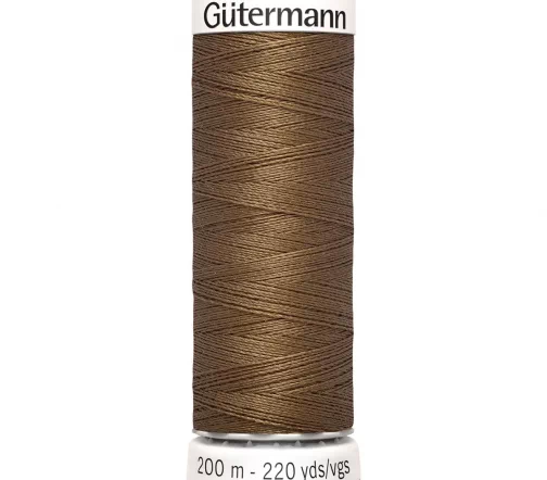 Нить Sew All для всех материалов, 200м, 100% п/э, цвет 851 т.сепия, Gutermann 748277