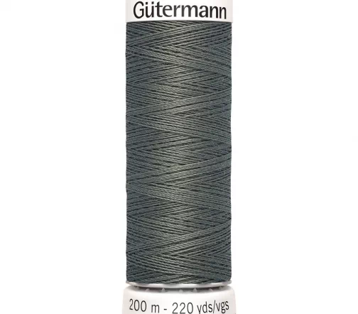 Нить Sew All для всех материалов, 200м, 100% п/э, цвет 635 каменно-серый, Gutermann 748277