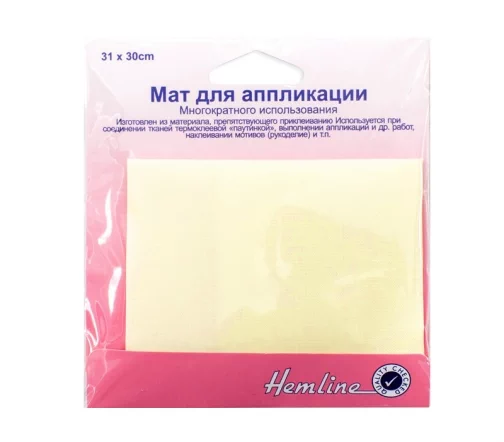 855 Мат для аппликаций, 30х31см, тефлон, Hemline