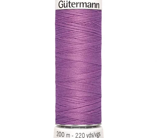 Нить Sew All для всех материалов, 200м, 100% п/э, цвет 716 сиренево-розовый, Gutermann 748277
