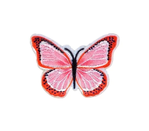 Термоаппликация Marbet "Бабочка", 2,9 х 3,9 см, цвет красный, 565747.016