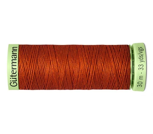 Нить Top Stitch для отстрочки, 30м, 100% п/э, цвет 837 терракот, Gutermann 744506