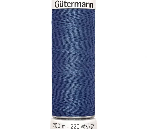 Нить Sew All для всех материалов, 200м, 100% п/э, цвет 068 серо-синий, Gutermann 748277