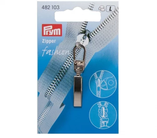 482103 Пуллер (подвеска для молнии) 43*6мм 'Классика', металл, цвет св.золото, Prym