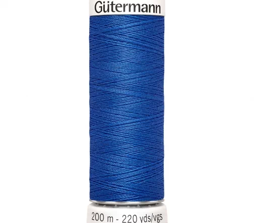 Нить Sew All для всех материалов, 200м, 100% п/э, цвет 959 голубой королевский, Gutermann 748277