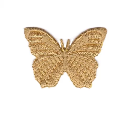 Термоаппликация Marbet "Бабочка мелкая", 2,8 х 3,7 см, бежевая, арт. 567523.F
