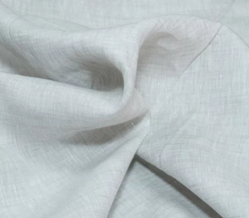 Лен, цвет жемчужный меланж, 1042211